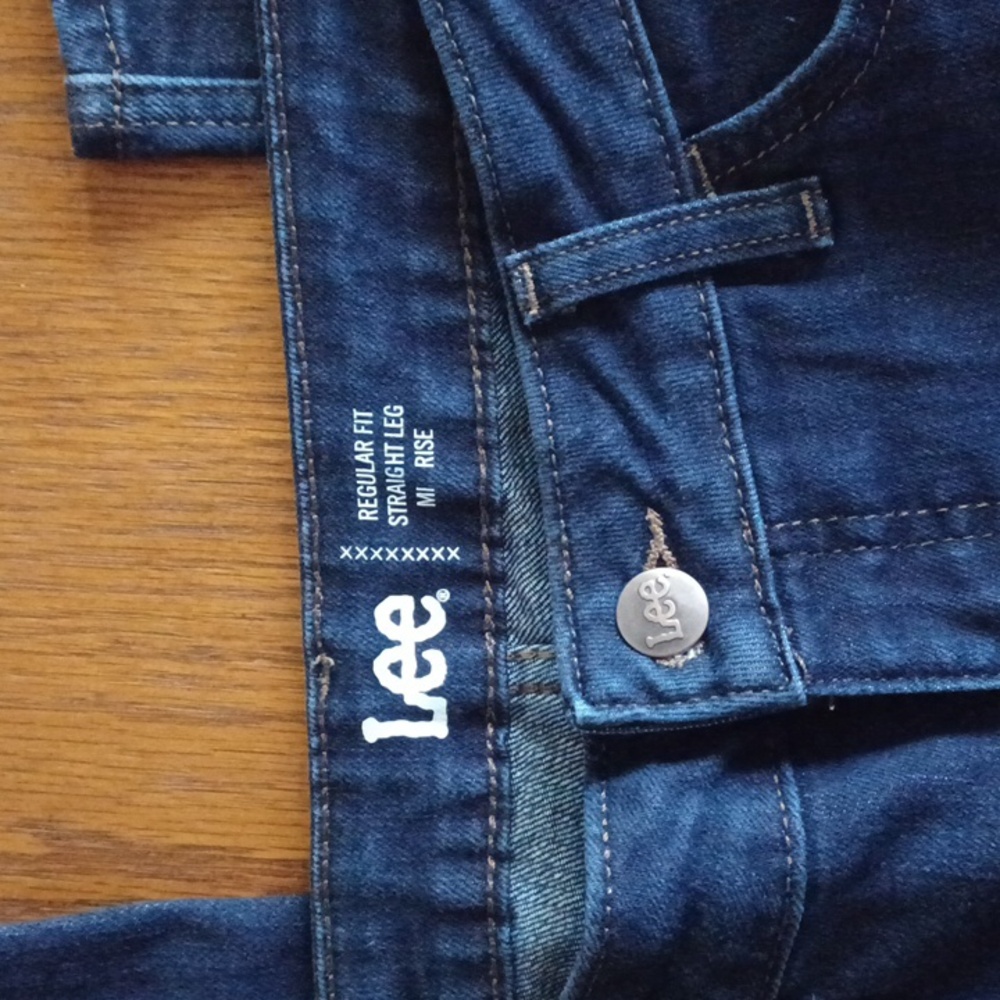 Lee's womens blue jeans size 14 M - Picture 2 of 4